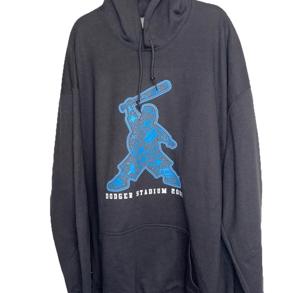 Fluffy memorabilia black hoodie